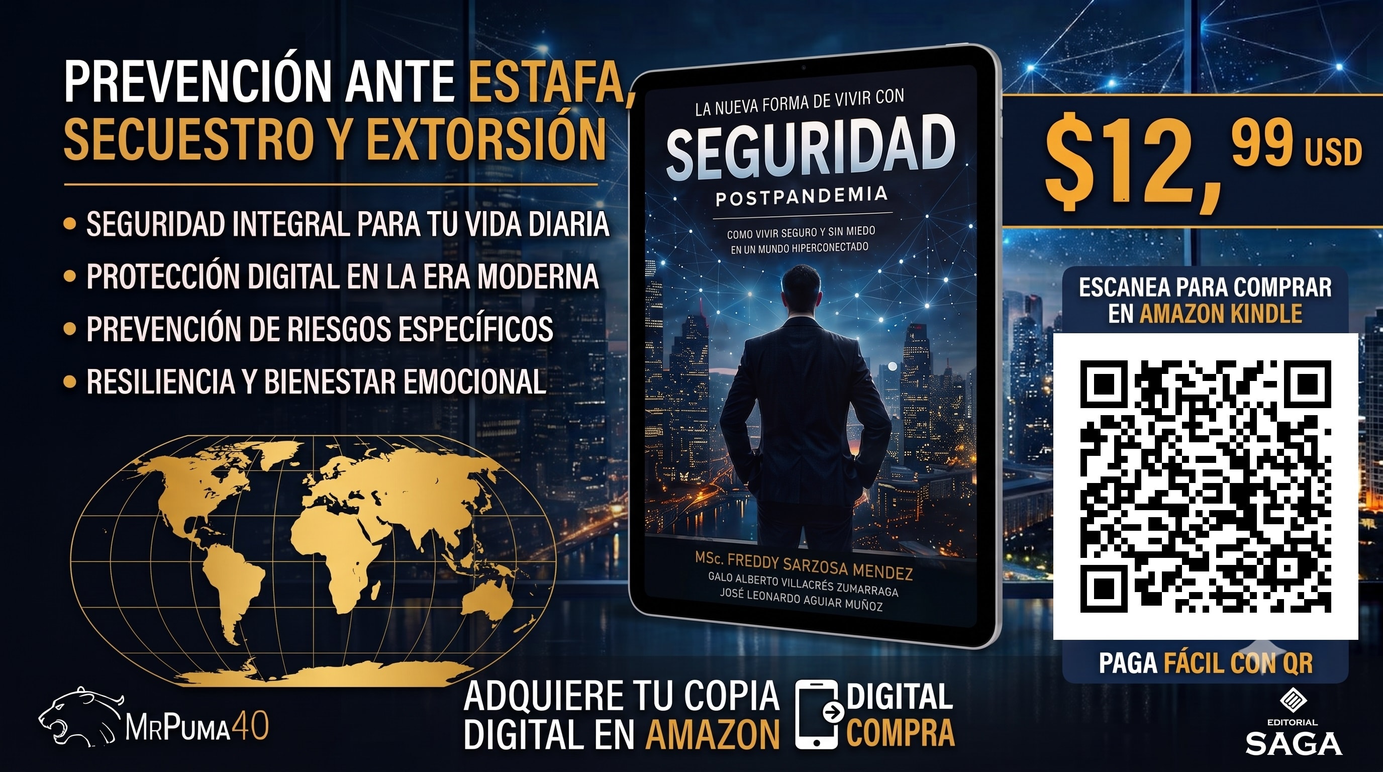 Libro Seguridad Postpandemia — Ebook Amazon Kindle